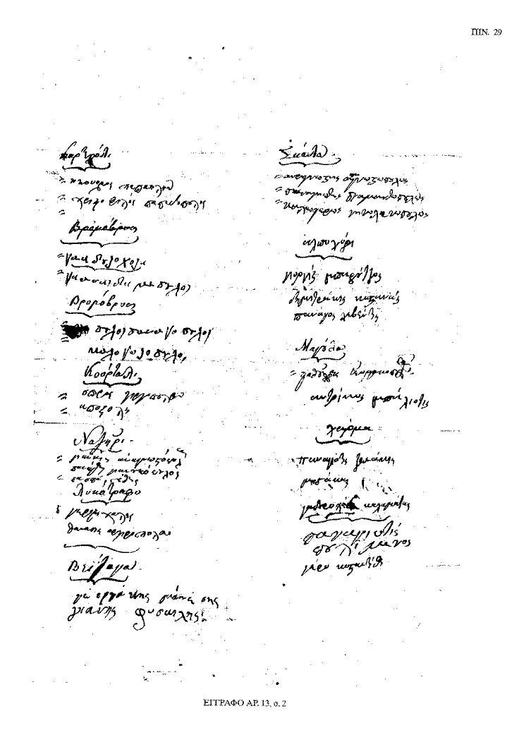 Tόμος 20 - Πίνακας 29: Έγγραφο αρ. 13, σ. 2